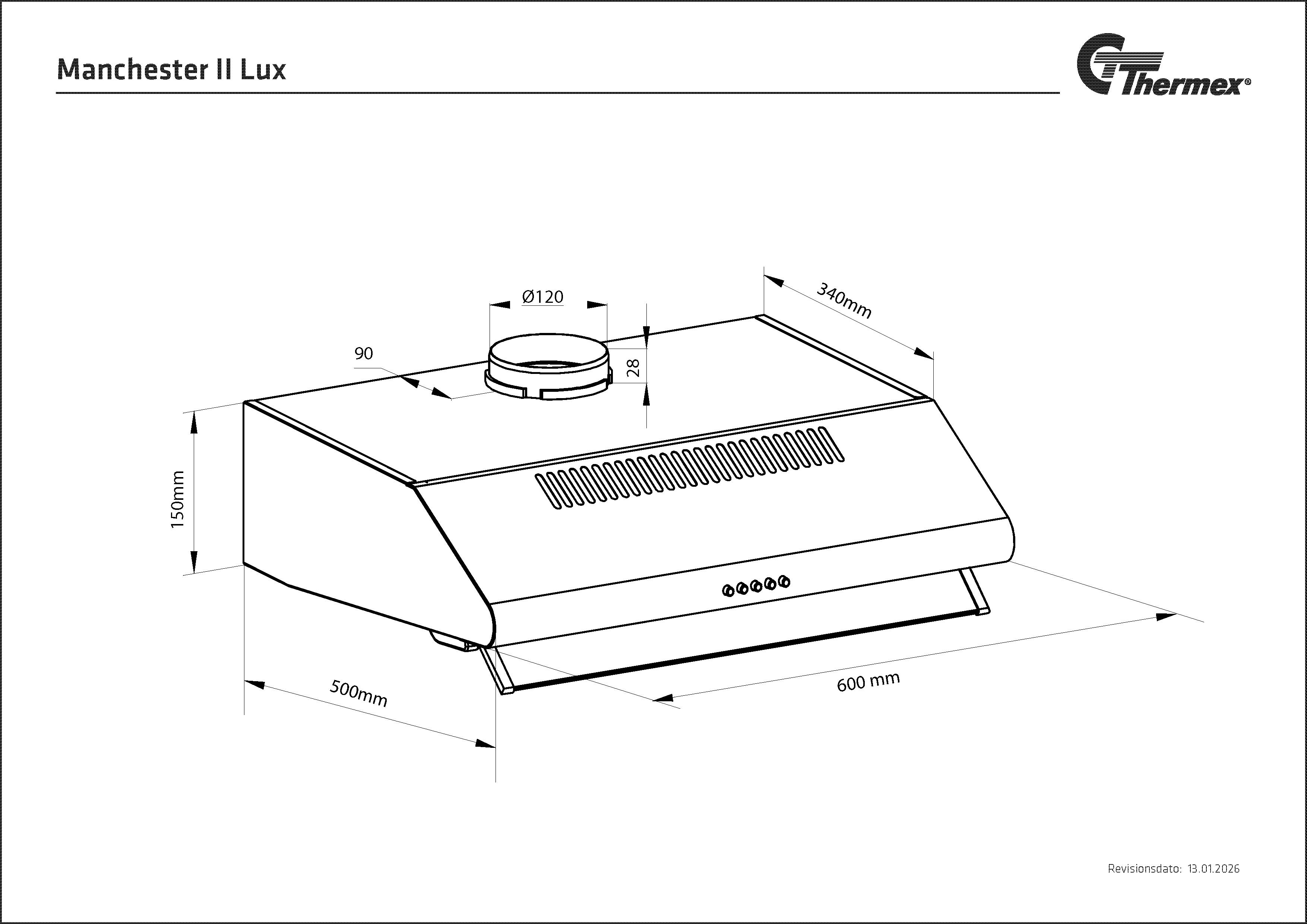 Manchester II Lux 60 cm
